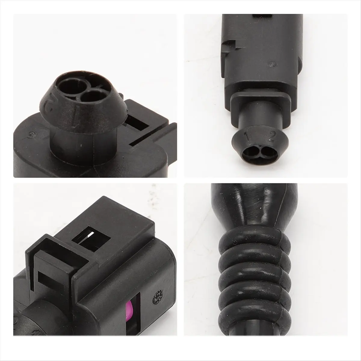 

#71J Automotive Parts & Accessories,Male Female Connector Sensor Plug Adapter Plug Clip Kit for VW Audi (Plastic+Metal)