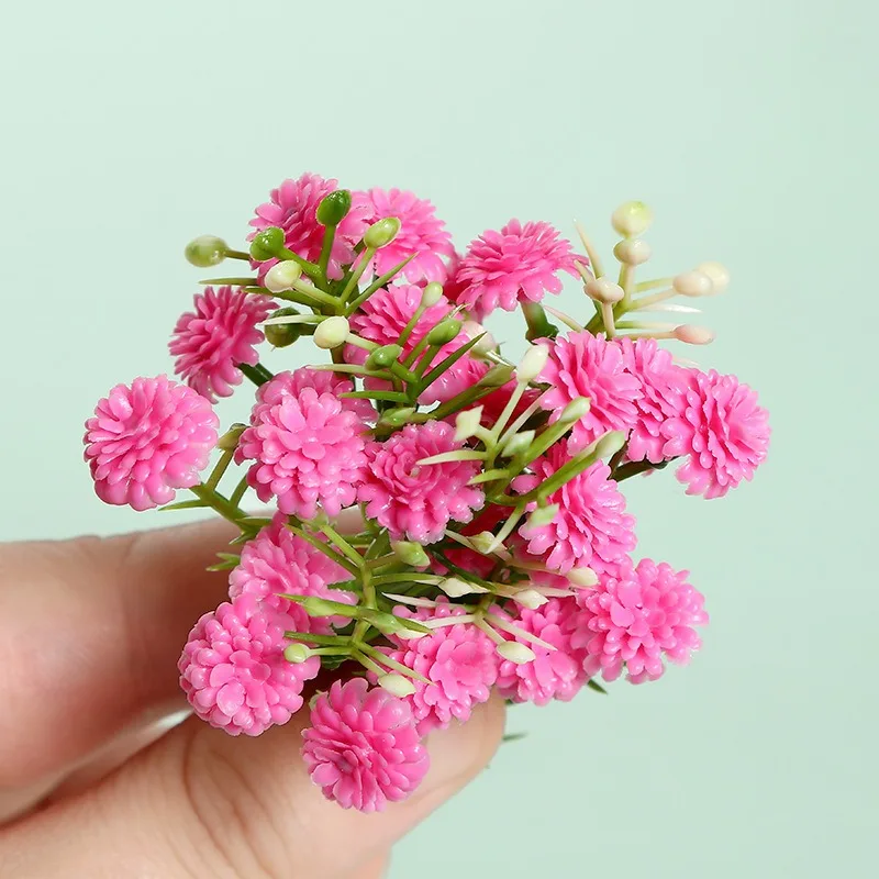 20/40Pcs Künstliche Blumen 8CM Gefälschte Blume Für Wohnkultur Hochzeit Ehe Dekorationen Ornamente Handwerk Geschenk Girlande zubehör – Detail 7