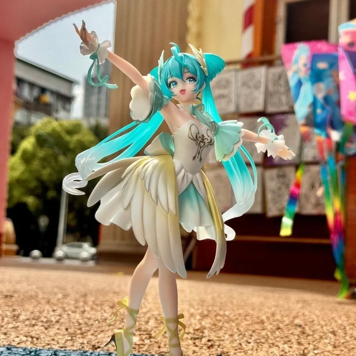 20 سنتيمتر أنيمي هاتسون ميكو بحيرة البجع الأميرة Kawaii عمل الشكل البلاستيكية دمية نموذج اللعب زخرفة سطح المكتب الديكور الهدايا #6