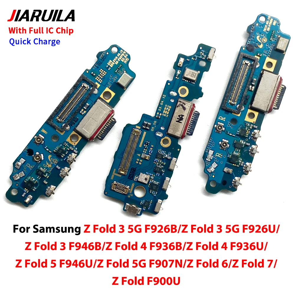 For Samsung Z Fold 3 5G/Z Fold 4/Z Fold 5/Z Fold 5G/Z Fold 6/Z Fold 7/F900U USB Charger Charging Dock Port Connector Flex Cable