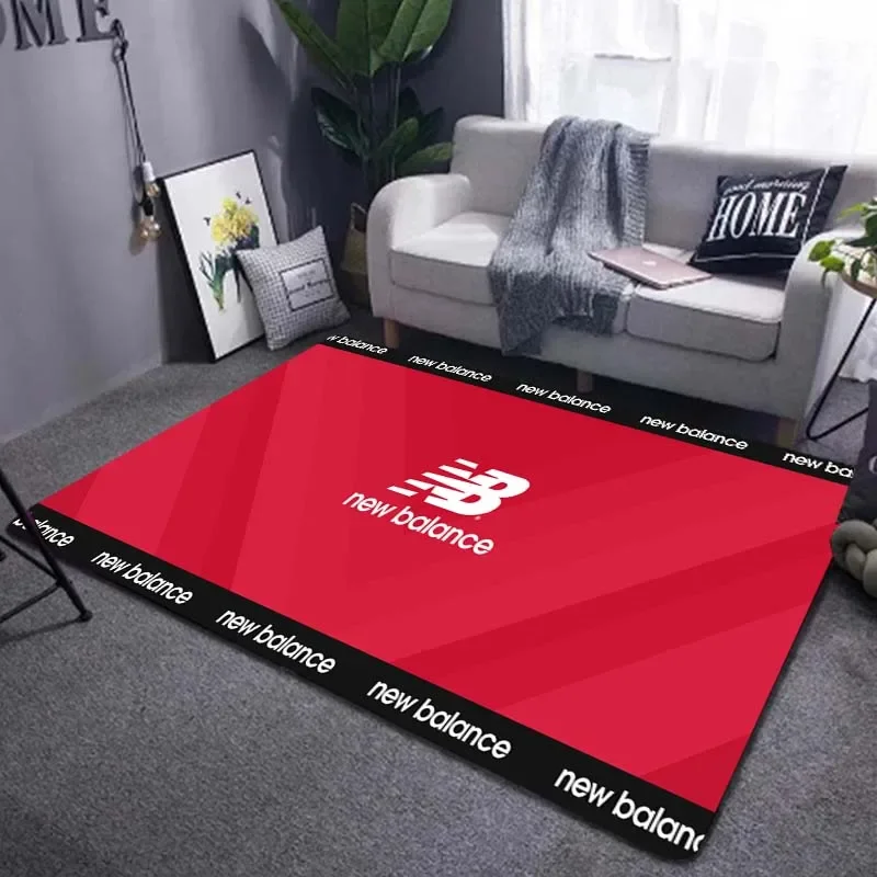 A New Balance Area Rug Custom Carpet for Living Room Play Mat Carpet Gift Rug Room Decor Carpet Mat Home Rugs Rugs for Bedroom