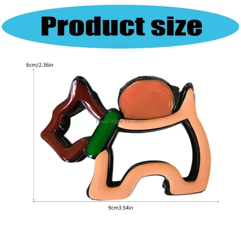 Eye Catching Puppy Lover คลิปผมปฏิบัติ Hollow Claw คลิปสำหรับผมสั้นผู้หญิงสาวแฟชั่นอุปกรณ์เสริมผม