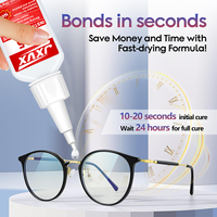 502 Super Extra Strong Adhesive 20g, Cyanoacrylate Adhesive, for Hard Plastics, Crafts, Ceramics, Frame, Leather, Metal, Strong Bonding Liquid Glue Tool With precision dispenser.