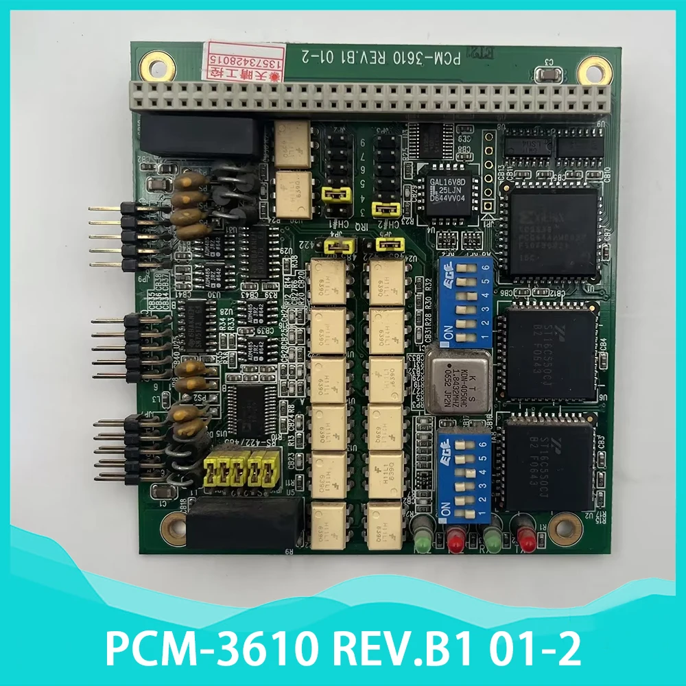 PCM-3610 REV.B1 Serial Port Card PC104 Bus Capture Card