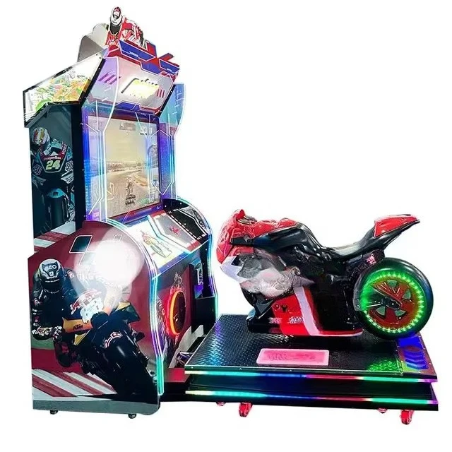 a for Dynamic Amusement Arcade Racing Coin Pusher Thrilling Driving Simulator Moto Scene Coin Operated Machine Exciting