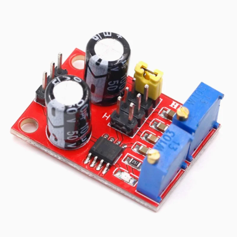

1PCS The new NE555 pulse frequency duty cycle adjustable module is driven by square wave rectangular wave stepper motor