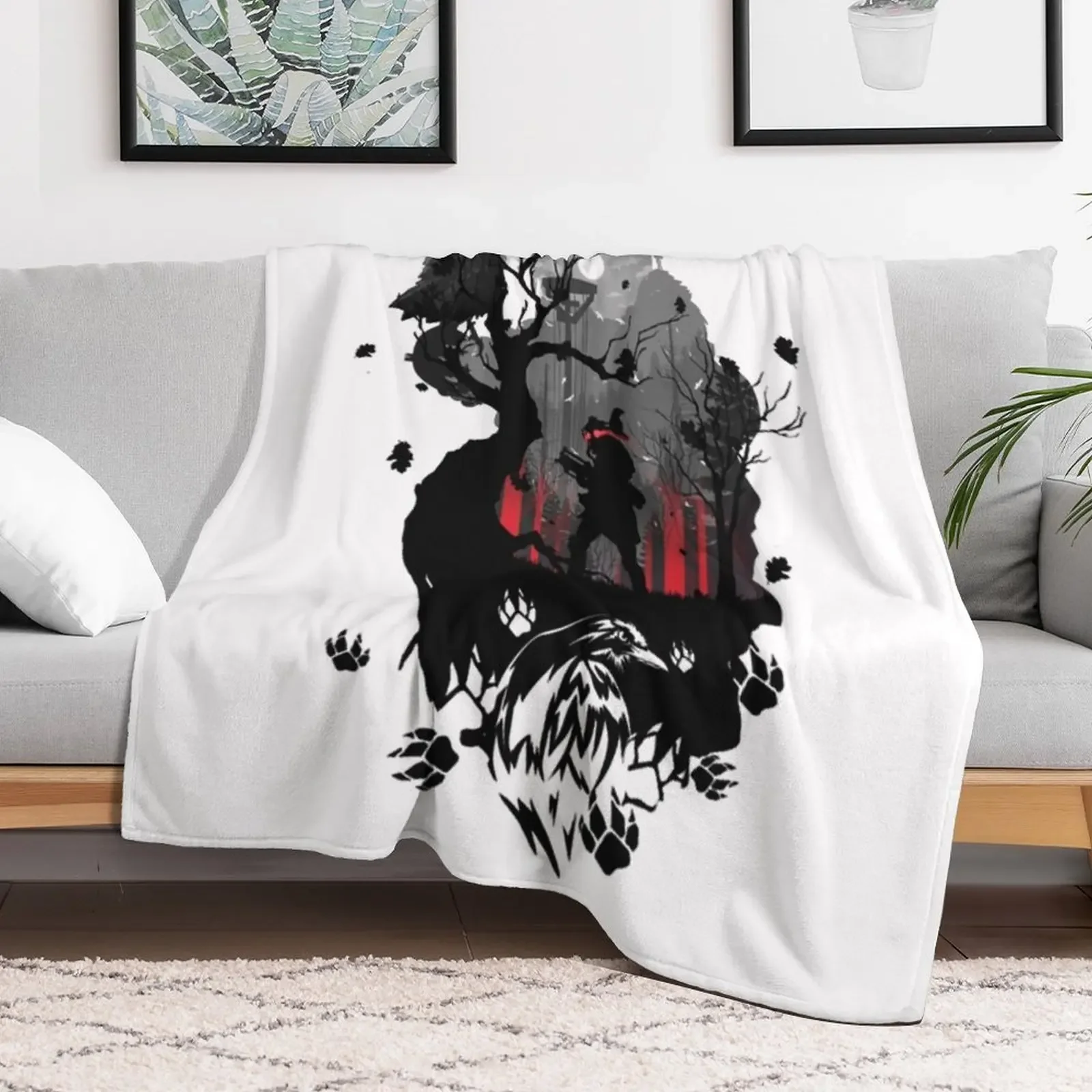 Apex Legends Bloodhound Shirt Throw Blanket Summer Moving Blankets