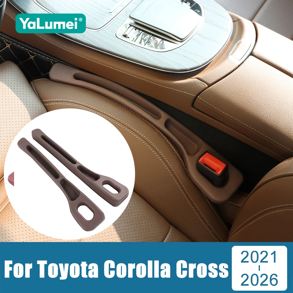 

For Toyota Corolla Cross XG10 2021 2022 2023 2024 2025 2026 Hybrid Car Seat Leak Proof Strip Side Seam Stopper Storage Organizer