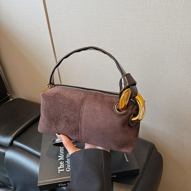 2025 겨울 한국 스타일 미니멀리스트 숄더백, 천연 가죽 멀티웨이 크로스바디 백, 빈티지 소형 토트백 출퇴근용