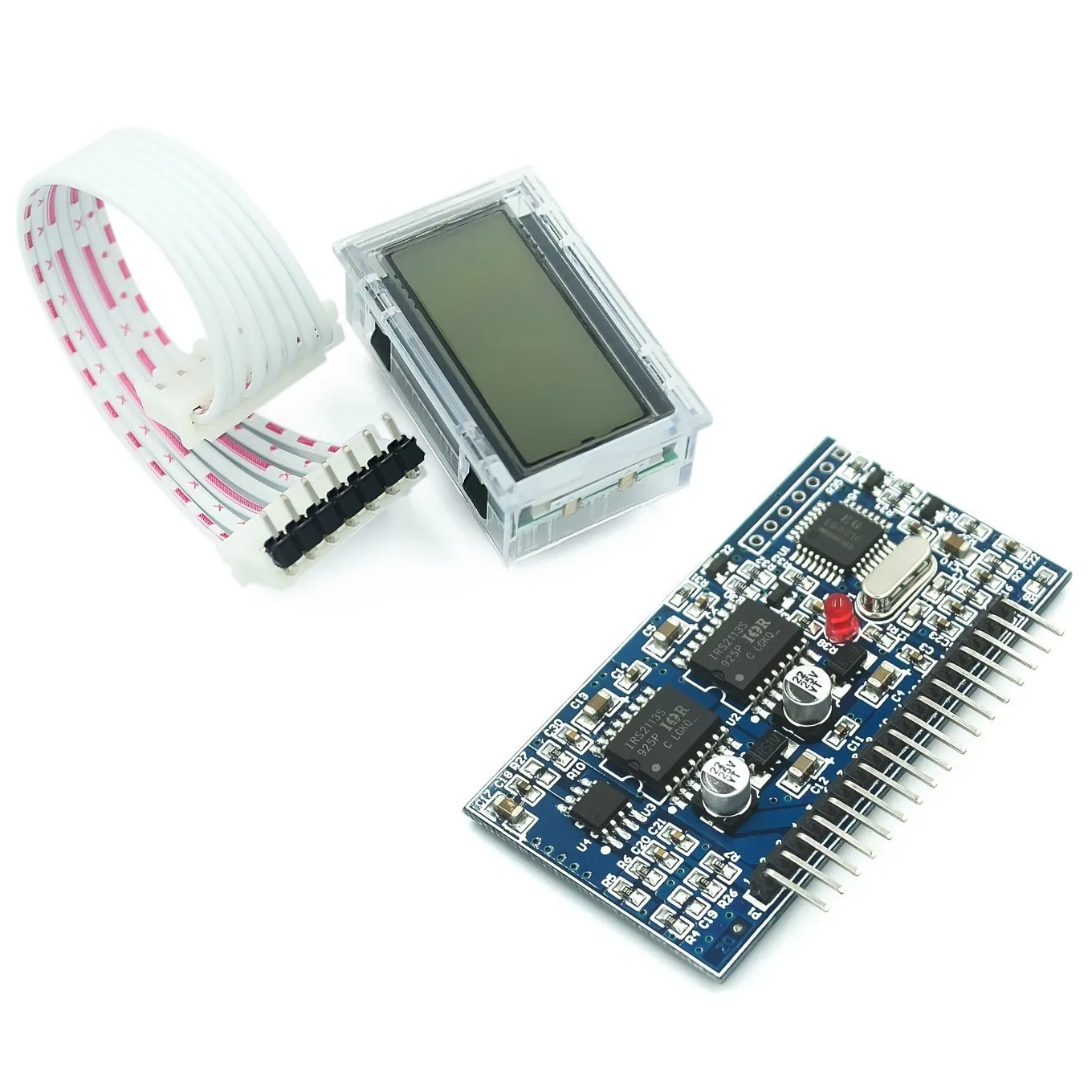 5V DC-AC Pure Sine Wave Inverter SPWM Driver Board EGS002 12Mhz Crystal Oscillator EG8010 + IR2113 Driving Module LCD