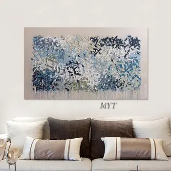 大型抽象設計壓克力紋理手工油畫帆布藝術品無框畫高品質裝飾藝術牆 8 最佳銷售 亞克力牆飾 - №6