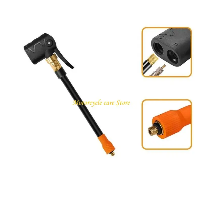 U75F Tire Extension Tube with Air Chuck Adapter Quick Tire Chuck Hose Tire Inflator Pump Hose Extended Hose