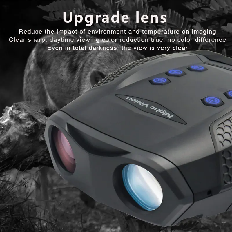 Venta caliente IP65 impermeable Z5 Binocular de baja luz a todo color 4K HD Digital visión nocturna infrarroja