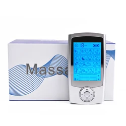 Smart Health 16 Mode Digital Electronic Pulse Massager Muscle Stimulator Pain Relief Machine Electro Therapy Body Massage Device