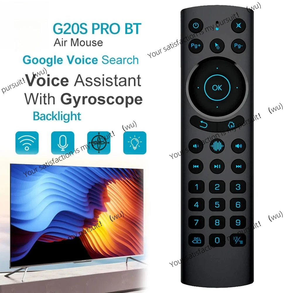 Сменный голосовой пульт дистанционного управления с подсветкой Air Mouse G20S Pro BT 2,4G, беспроводной микрофон, гироскоп для Android TV Box Сменный голосовой пульт дистанционного управления с подсветкой Air Mouse G20S Pro BT 2,4G, беспроводной микрофон, гироскоп для Android TV Box