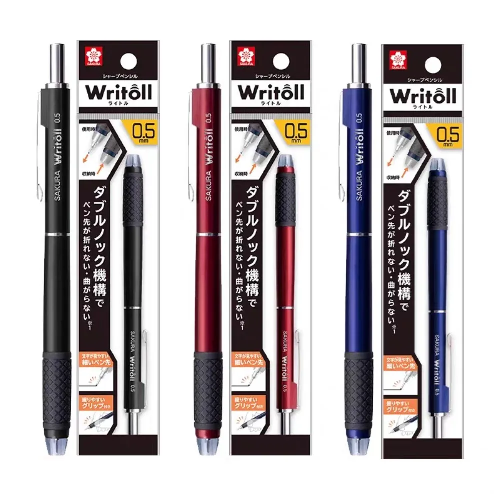Lápis Mecânicos Japan Sakura Craypas 0.5mm com Mina NS505W para