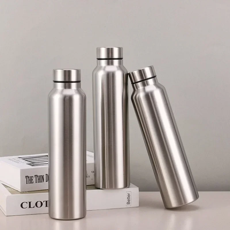 Large Capacity 304Stainless Steel Water Bottle Portable Outdoor Travel Sports Insulated Flask Wear Resistant Sports Water Bottle