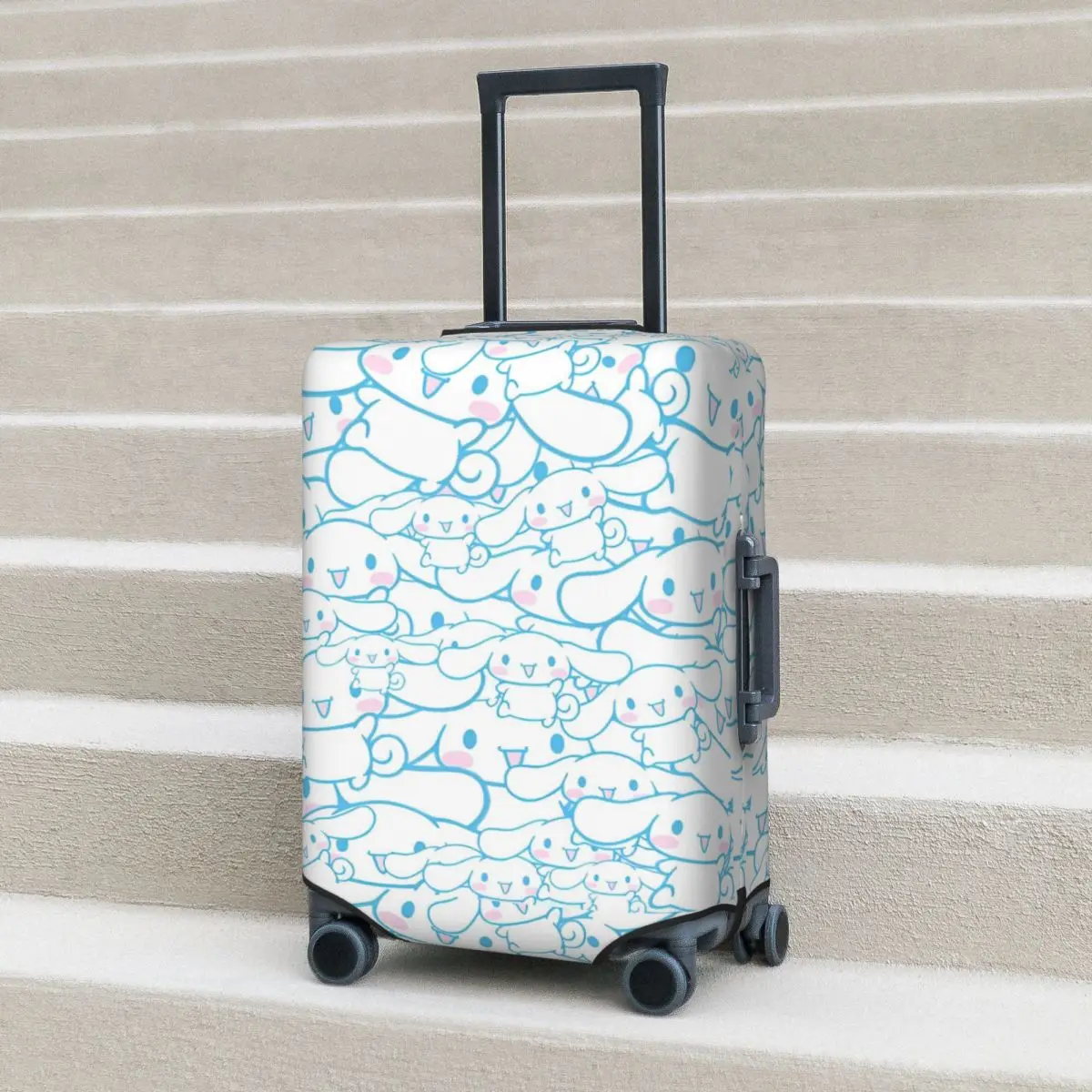 

MINISO Cute Cinnamoroll Suitcase Cover Kawaii Cartoon Practical Travel Protection Luggage Accesories Vacation