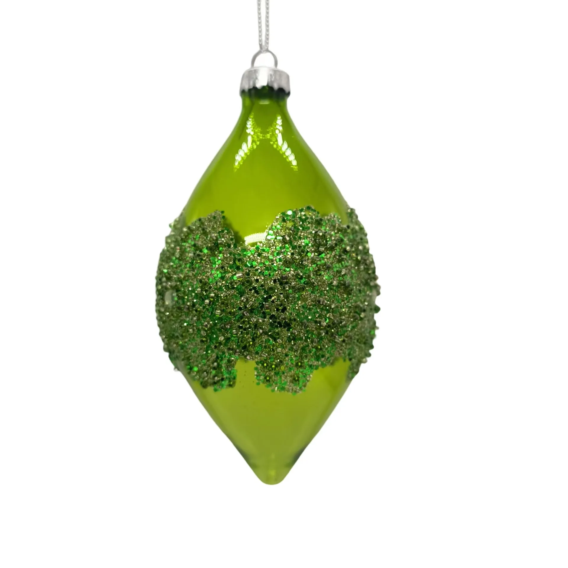 Christmas Pendant Glass Ornaments, Xmas Tree Decor, New Year Sales, 2024