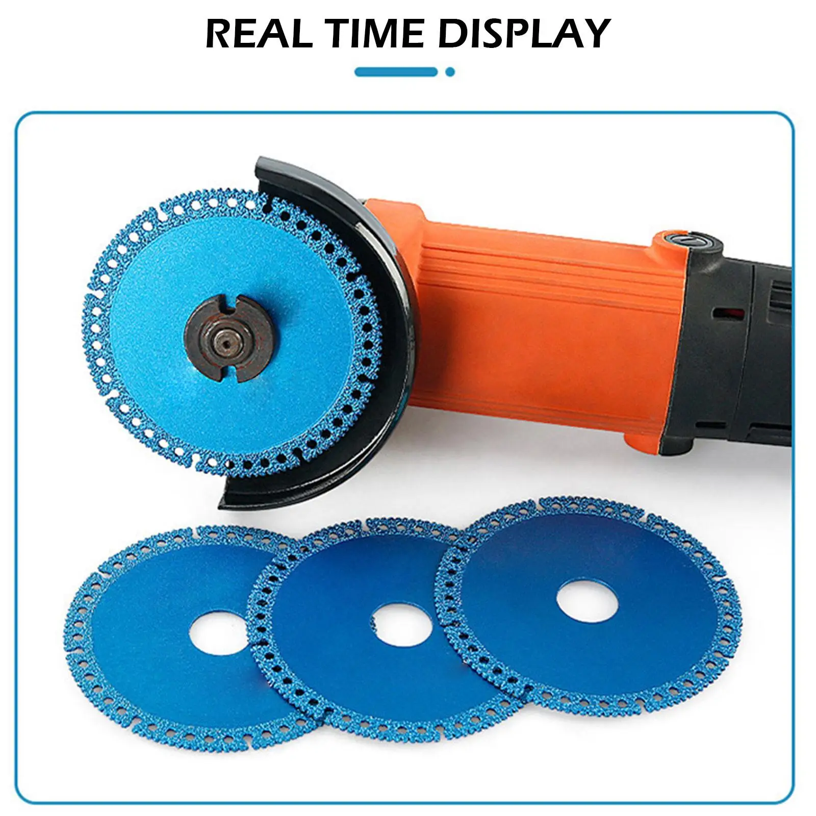 Lama per sega da taglio multifunzionale composita diamantata lama per sega ultrasottile da 100mm utensile per disco da taglio in vetro ceramico per smerigliatrice angolare