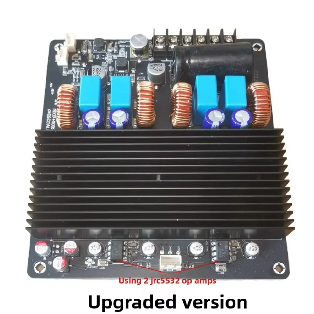 Installed 600WX2 dual-core TPA3255 fever super power 2.0 channel power amplifier board original