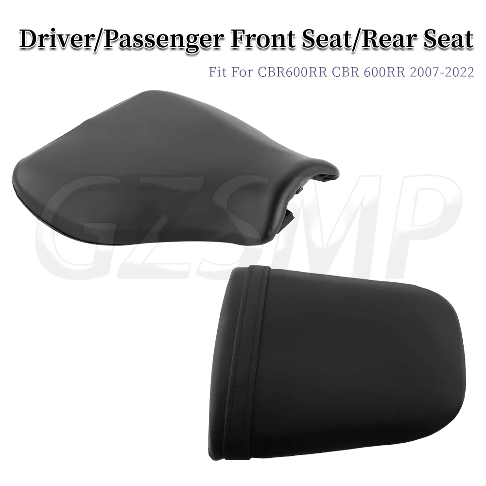 

Motorcycle Driver Rider Passenger Seats Front Rear Cushion Fit for Honda CBR600RR F5 2007-2022