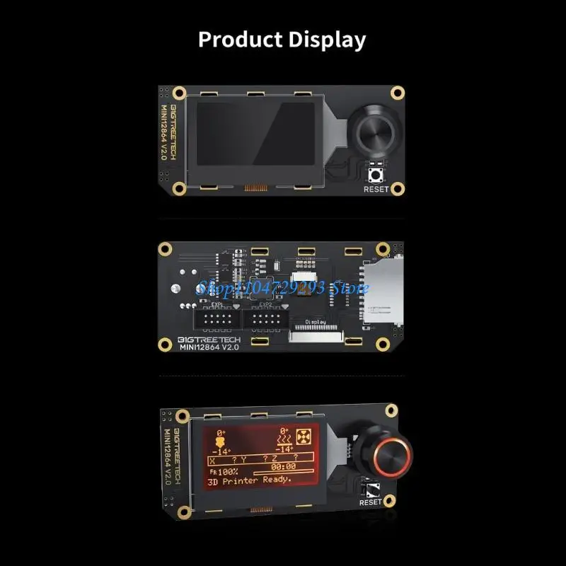 Y2GD RVB Light LCD Affichage Expérience d MINI12864 V2.0 Écran d'affichage LCD