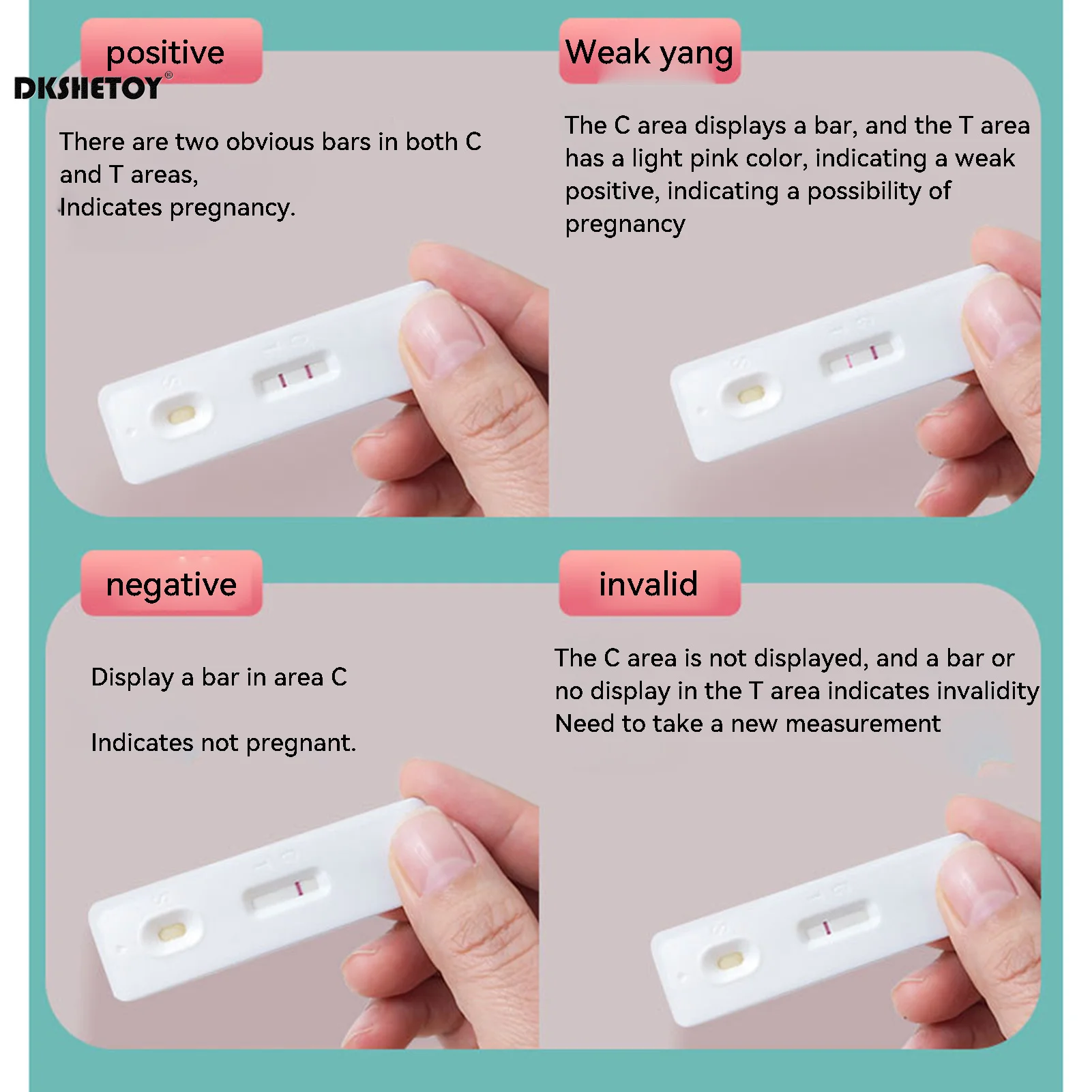 99% Accuracy Pregnancy Test Strips for women Expecting A Baby woman HCG Early Testing Kits Home Private Urine Measuring safe sex