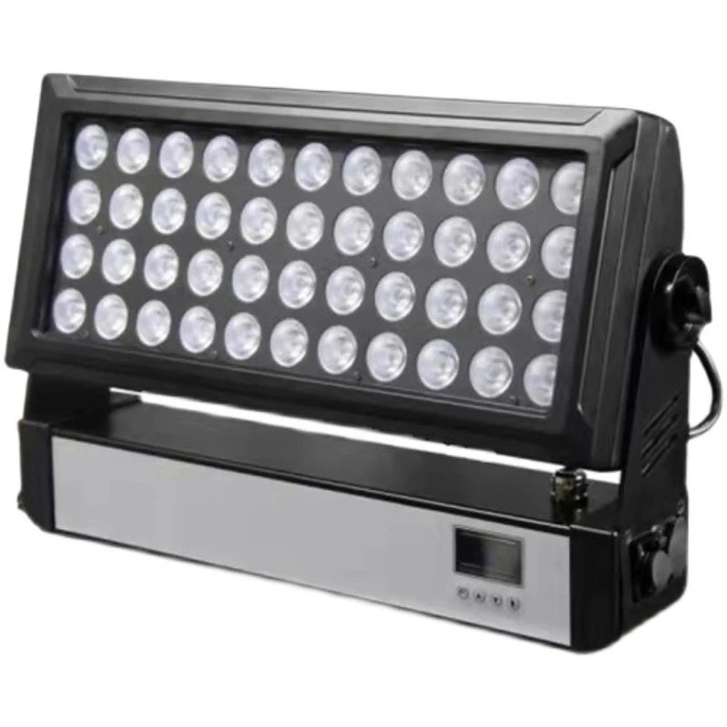 44*10W RGBW 4 en 1 impermeable al aire libre Led ciudad Color pared arandela luz escenario parque cuadrado edificio puente decoración de Halloween