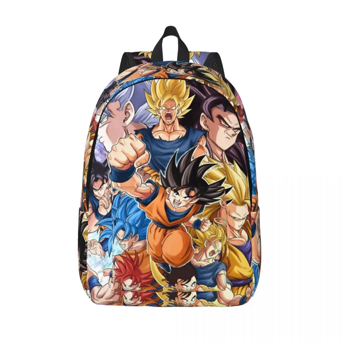 

Dragon Ball Z Classical Backpack Outdoor High School Work Japan Cartoon Daypack for Men Women College Shoulder Bag