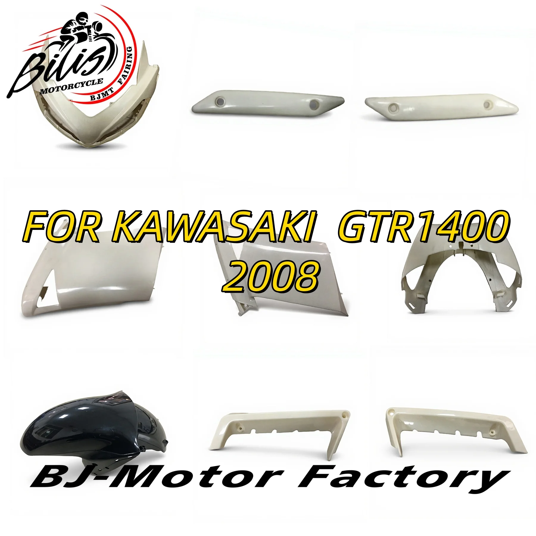 

Motorcycle Front Fender Iron Mudguard Cover Gloss Unpainted For KAWASAKI NINJA GTR1400 2007 2008 2009 Front Wheel