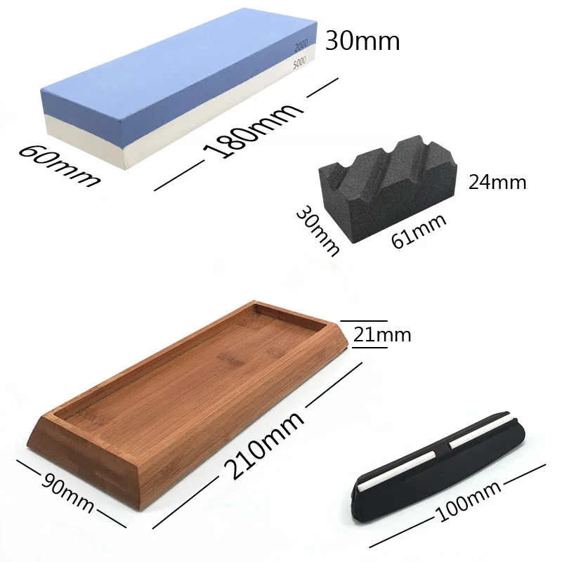 4pcs Knife Sharpener Whetstone Sharpening Stones water stone honing kitchen Tool 4in1 240-8000Grit sharpening stone kitchen tool