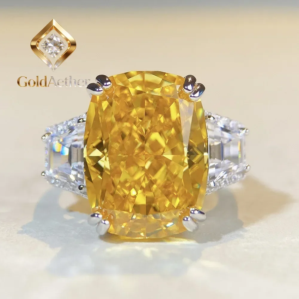

GoldAether PT950 Platinum White Gold Women's Jewelry - Exquisite Pink Heart Diamond Ring