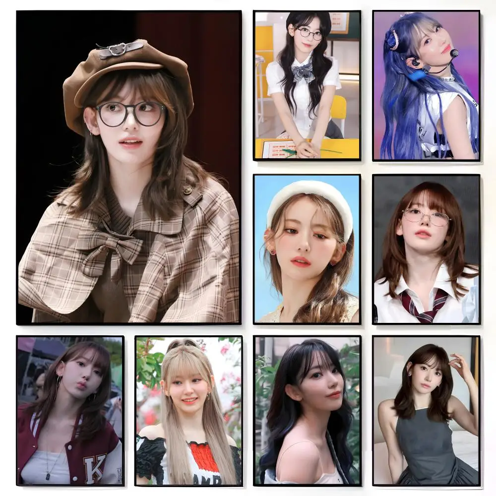 singer cute S-Sakura Miyawaki Poster American Film Mural Home Childrens Room Wall Decor Print