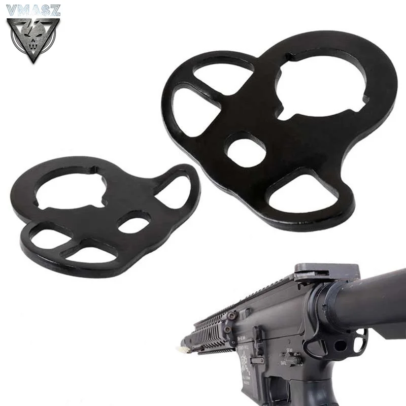 VMASZ Tactical M4 CQD Rear Sling Mount AEG Military Army 3 Hole Straps Ring Mount for Airsoft M4 Series Hunting Accessory GB0905