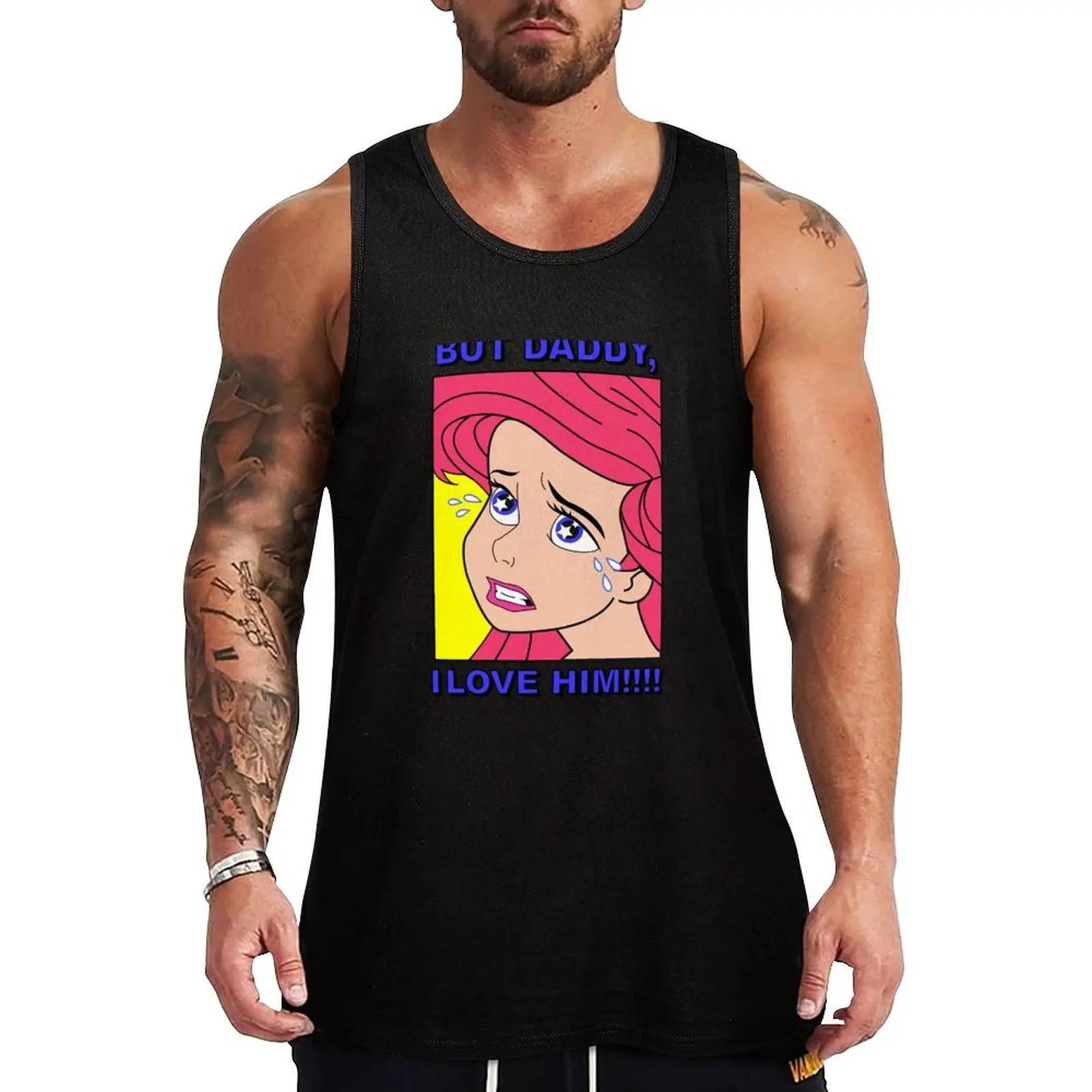 

But daddy I love him Tank Top gym shirt men bodybuilding men Clothing gym shirt man