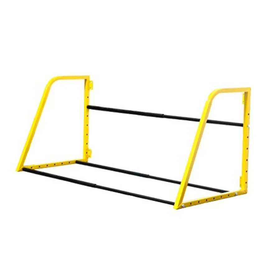 Garage/Shop heavy-duty adjustable wall-mount tire storage rack: powder-coated steel, black, telescoping 3248 width, 375 lb ccit