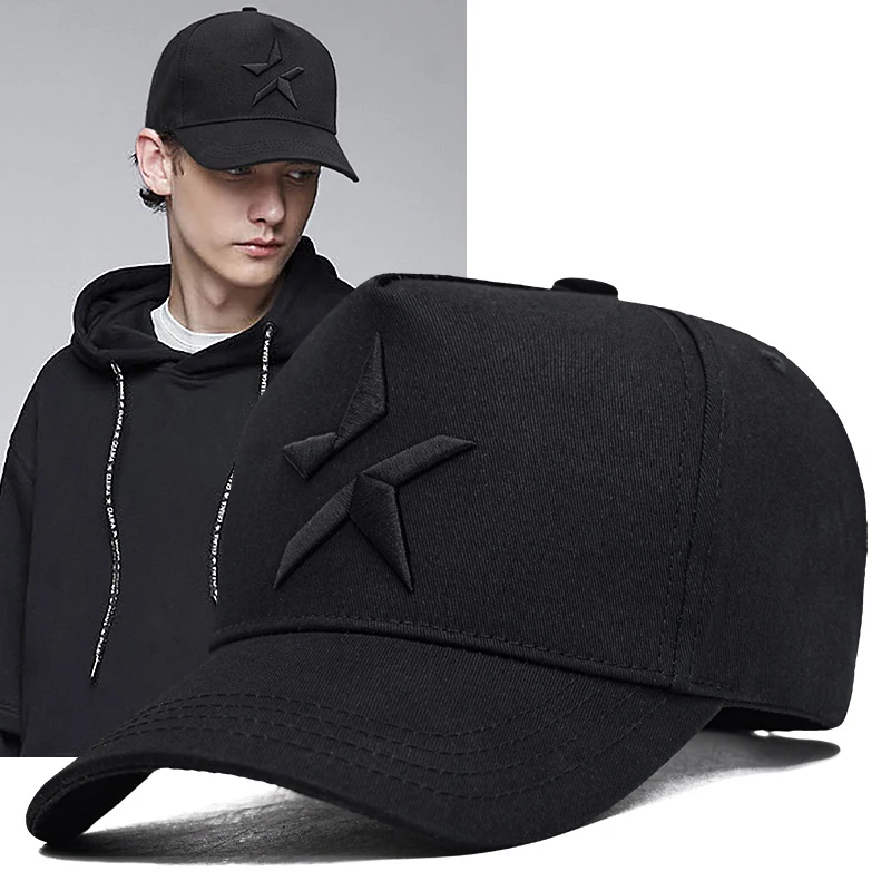 High top hat men embroidery baseball cap women new fall winter fashion joker leisure hat