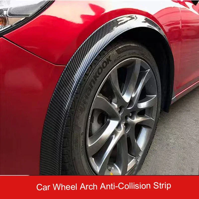 

4.5/5.5CM*1.5M Car Anti-Collision Universal Fender Flare Wheel Arches Wing Expander Arch Eyebrow Mudguard Lip Protector Cover