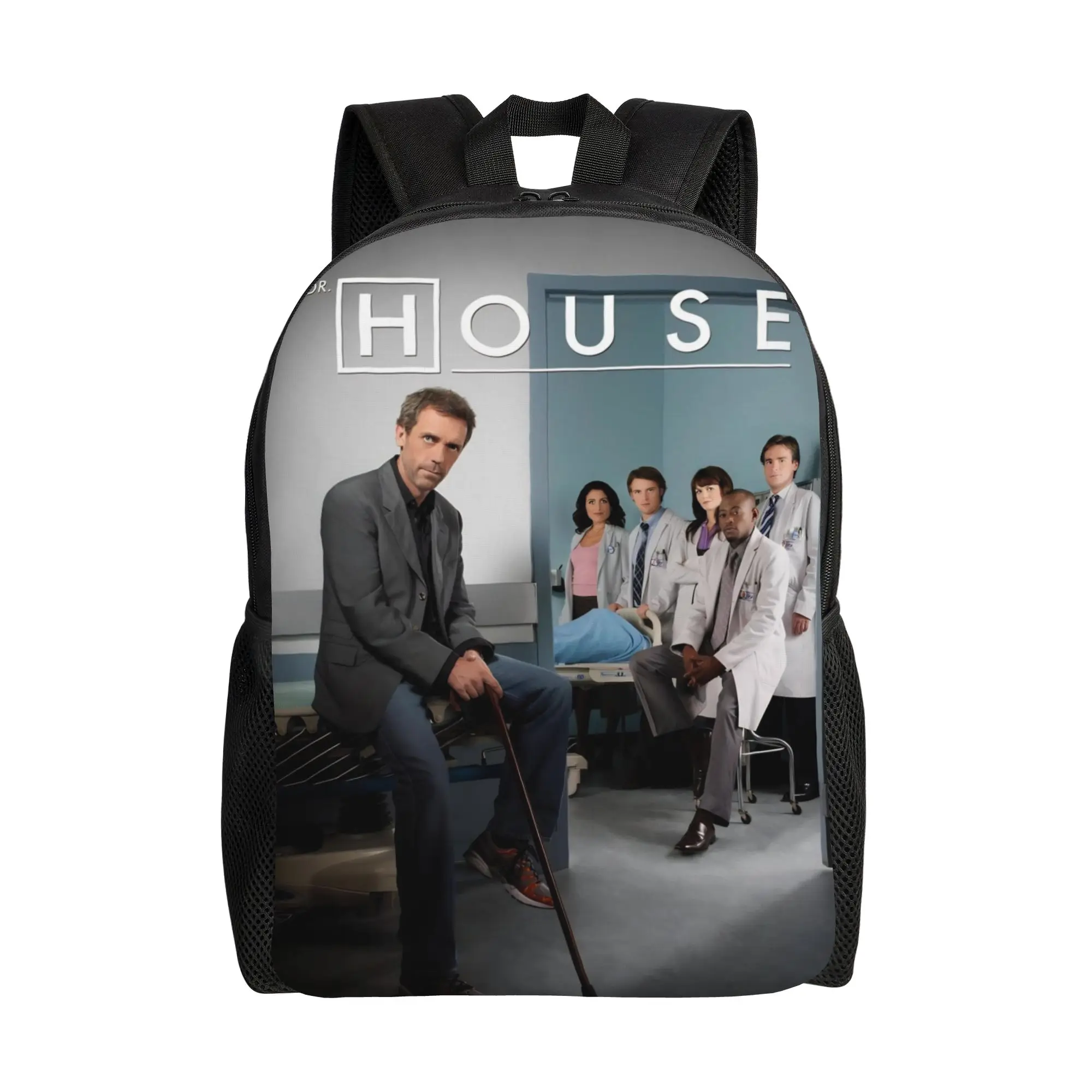

House MD Dr Gregory House Backpack for Kids Girls Boys Lightweight School Bag for Toddlers Preschool