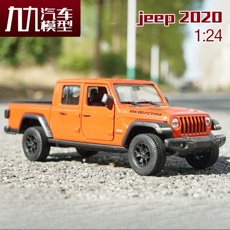 Diecast 1:24 Scale Jeep 2020 Gladiator Robin Hood Pickup Alloy Car Model