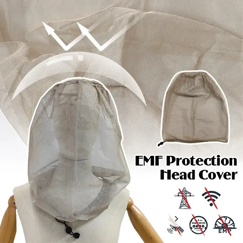 

Защита от ЭМП, материал для головы, москитная сетка из серебряного волокна, многофункциональная уличная шляпа, многофункциональная сетка от насекомых и пчел