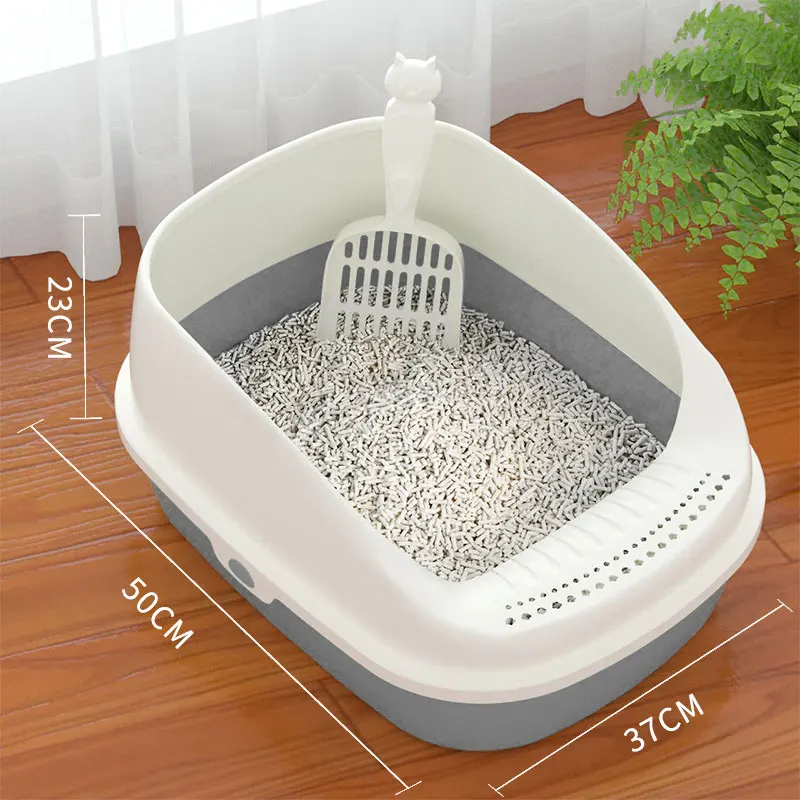 Bathroom Shovel Sand Cat Bedpans Villa Design Hygienic Closed Cat Bedpans Modern Shovel Arenero Para Gatos Kitten Accessories