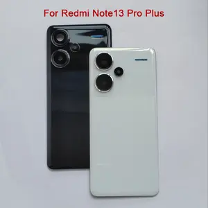 Bilashmart Back Glass Battery Cover Xiaomi Redmi Note 13 Pro Plus with Camera Lens Rear Door Housing Case Replacement  Adhesive