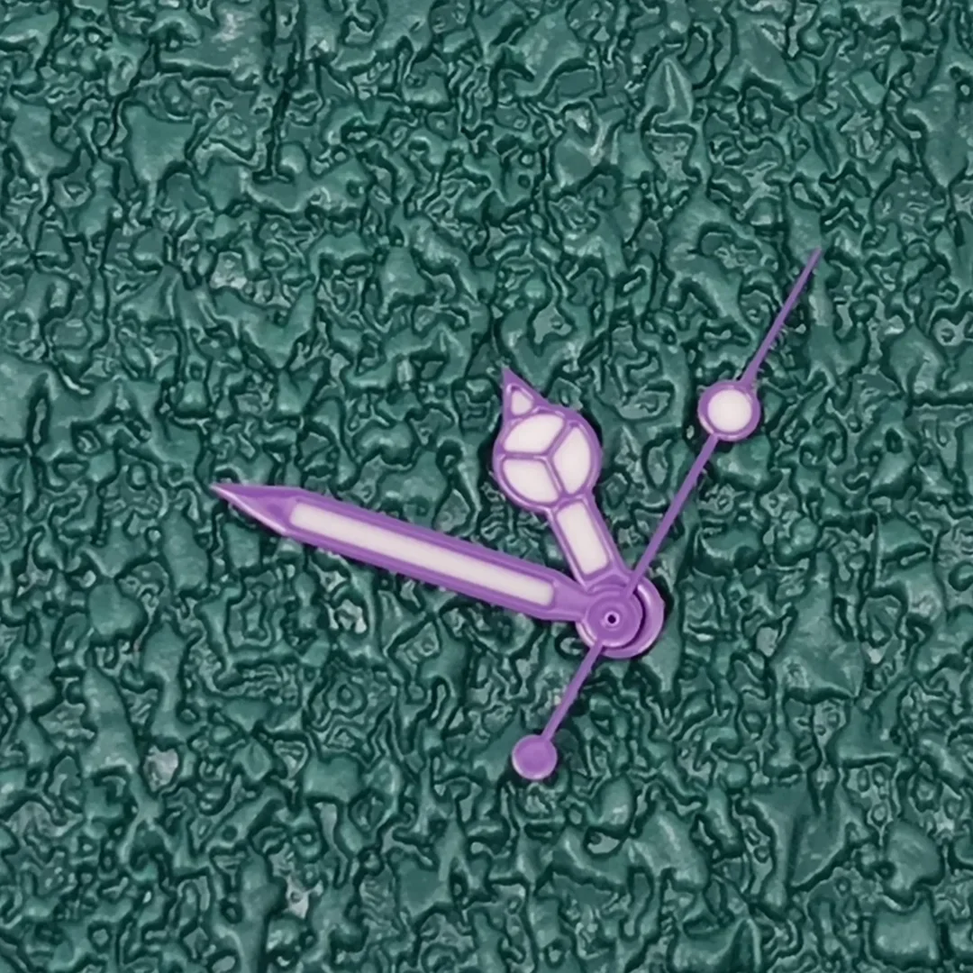 Green Luminous Watch Hands Colorful Pointers Men's Fashionable Wristwatch Accessories Replacement Parts for NH36 / NH35 Movement