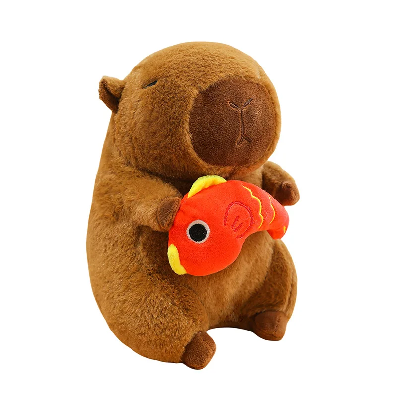 Kawaii Capibara Giocattoli di Peluche Naso Capibara Bambola di Pezza Carino Brutto Carino Cavy Morbido Cuscino Peluche per I Bambini Compleanno Regalo di Natale