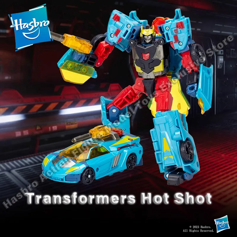 In Stock Hasbro Transformers Hot Shot Action Figures Model Toy Collectible Mobile Robot Model Toys Children's Gift