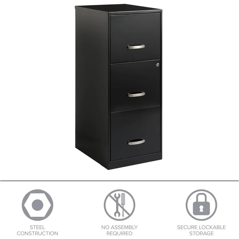 LLR18573 SOHO 18 3-Drawer Vertical File