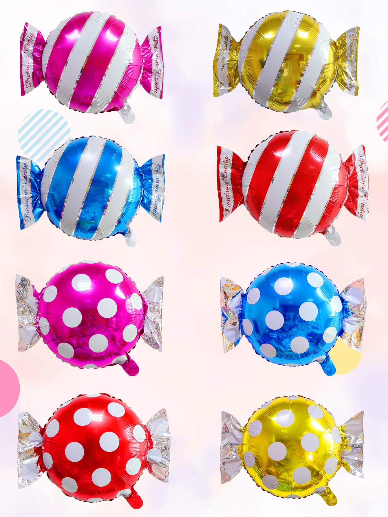 4pcs Candy Foil Balloons Sweet Dessert Party Balloon Wedding Decorations Christmas Decorate Birthday Party Decorations