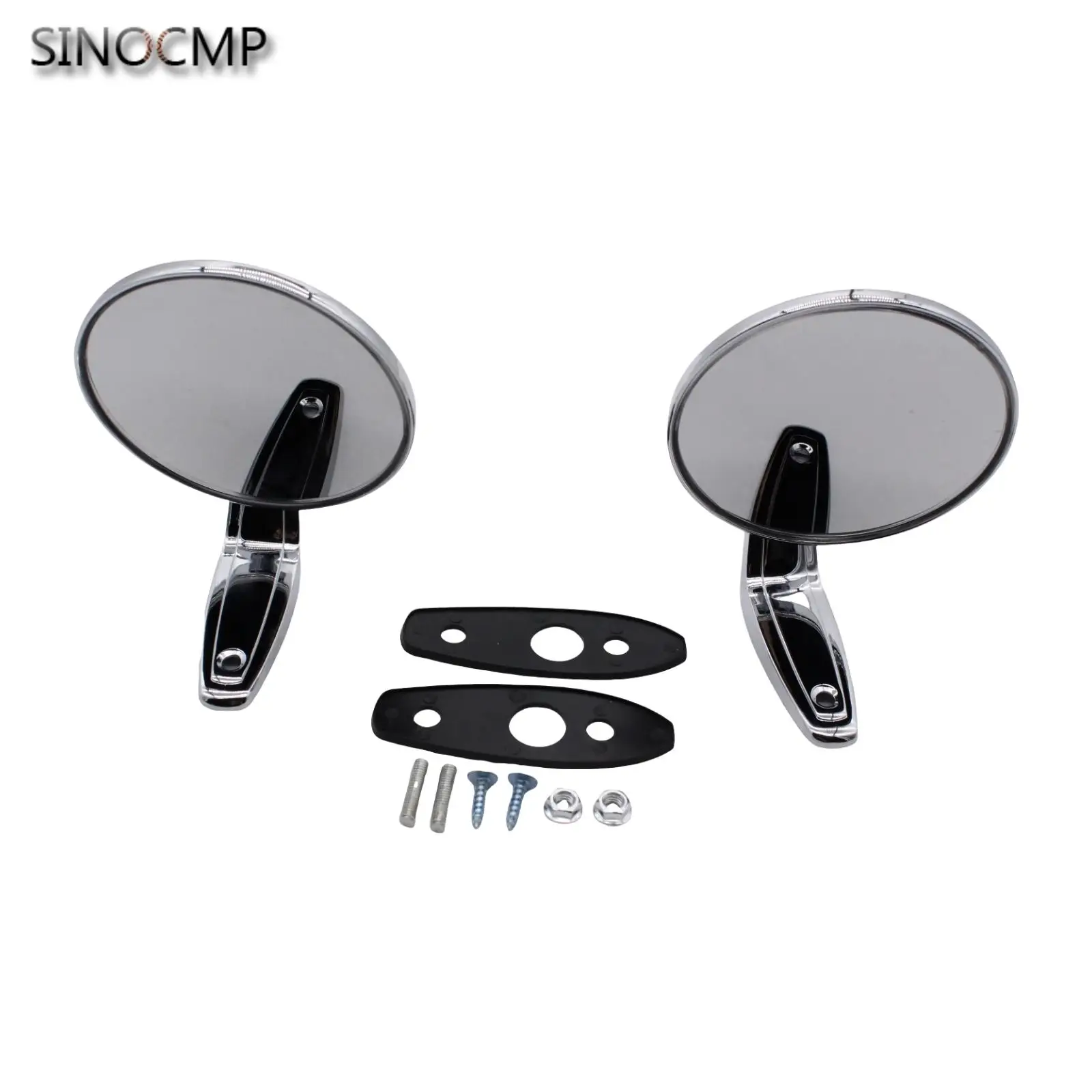 2PCS Car Outside Door Mirrors Door Mirrors Exterior Rearview 2802834 2802710 3685955 For 1966-1975 Dodge Plymouth Auto Parts